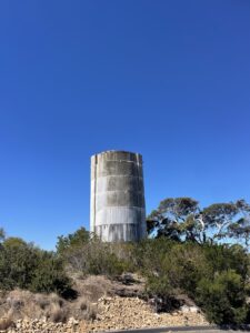 Surviving concrete tank, Portsea Golf Club