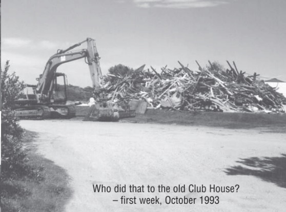 Original Clubhouse knocked down
